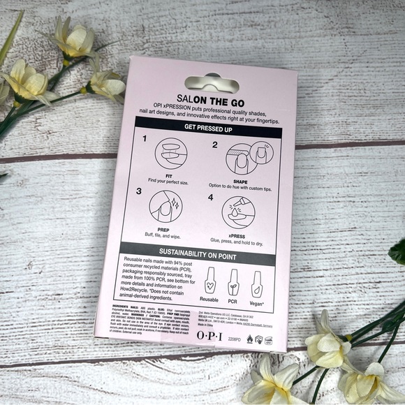 OPI xPRESS/On Short Solid Press On Nails in Don’t Bossa Nova Me Around - Picture 11 of 13